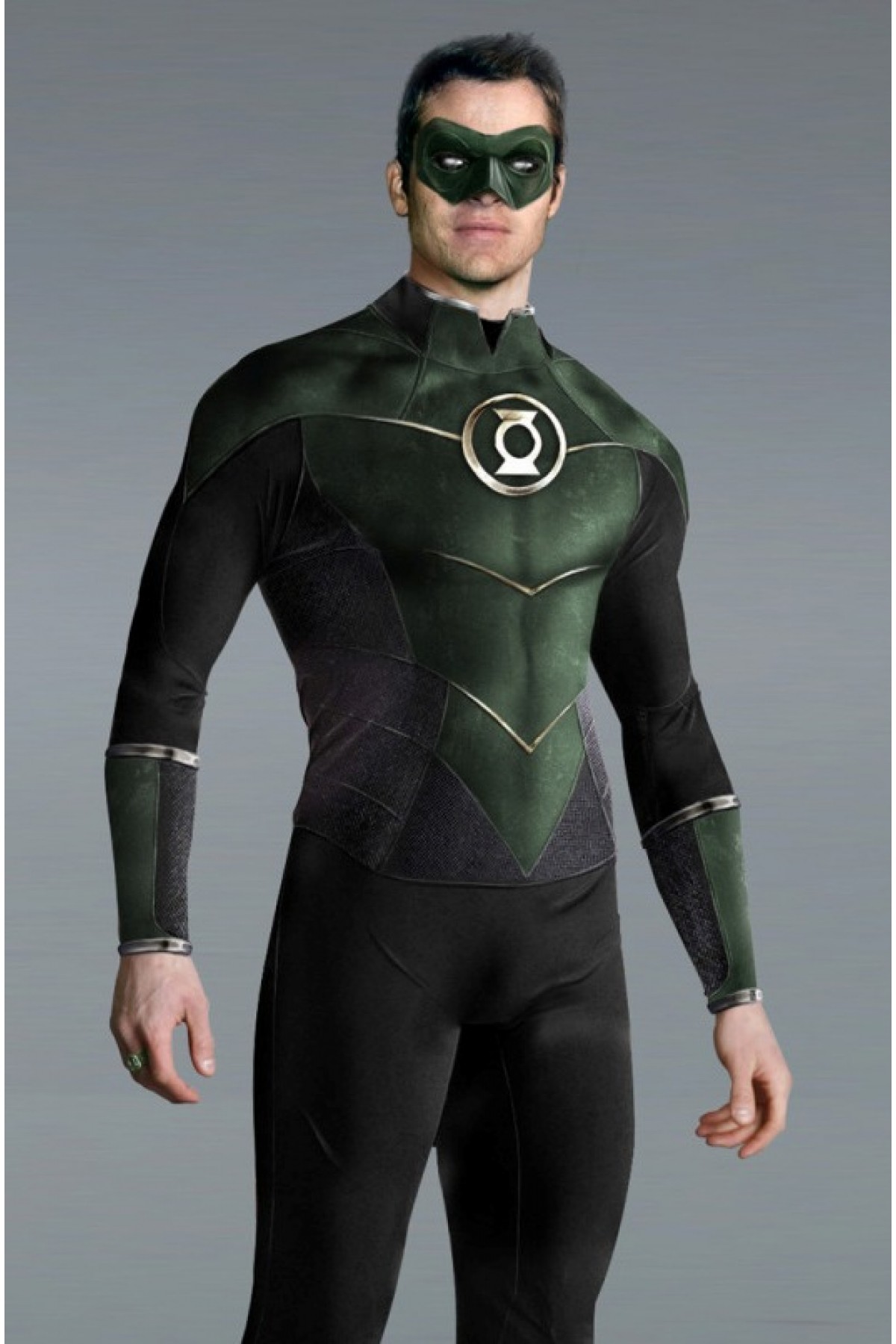 Green Lantern Guy Gardner Leather Jacket Hal Jordan Costume